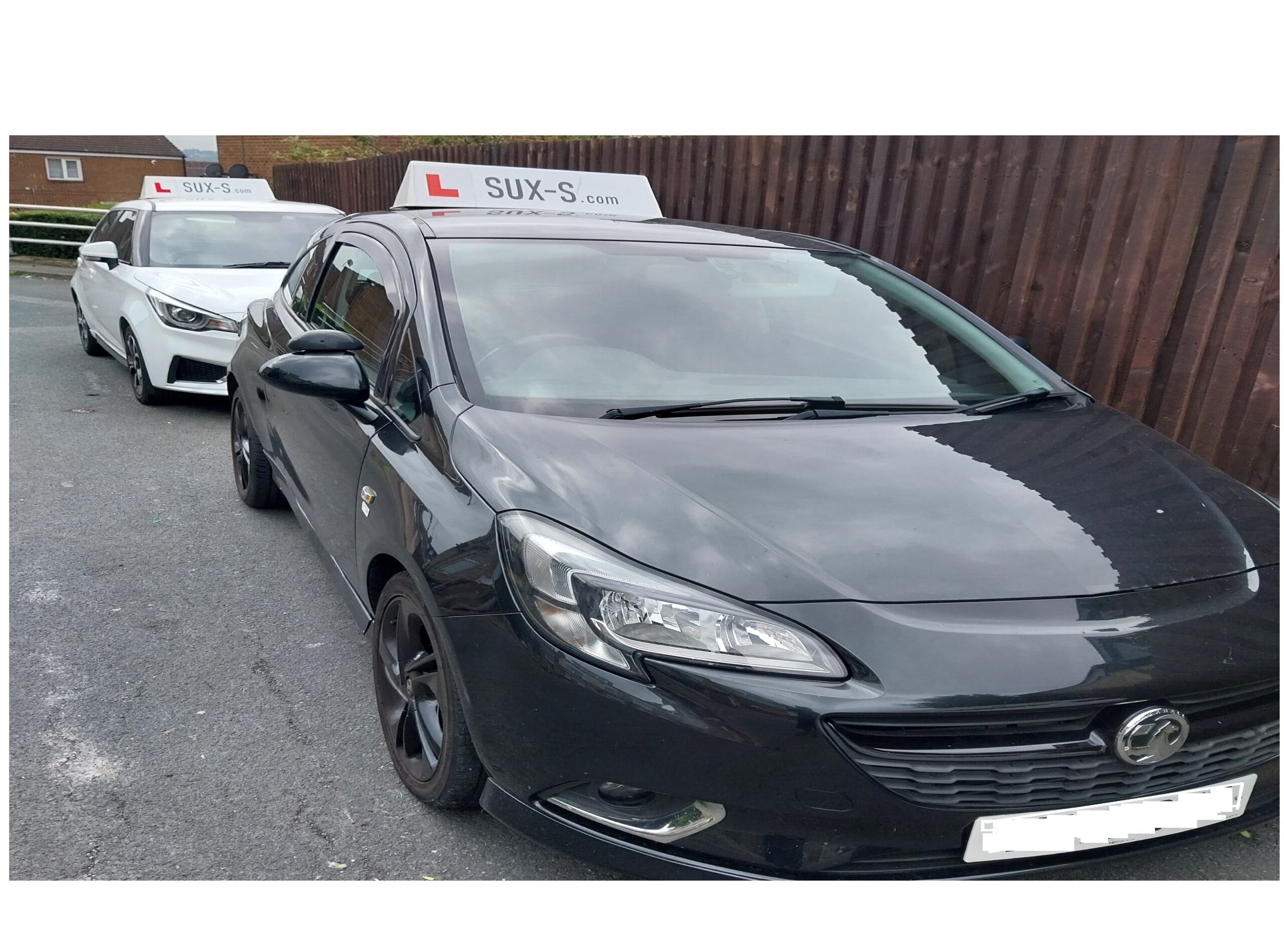 Driving school cars